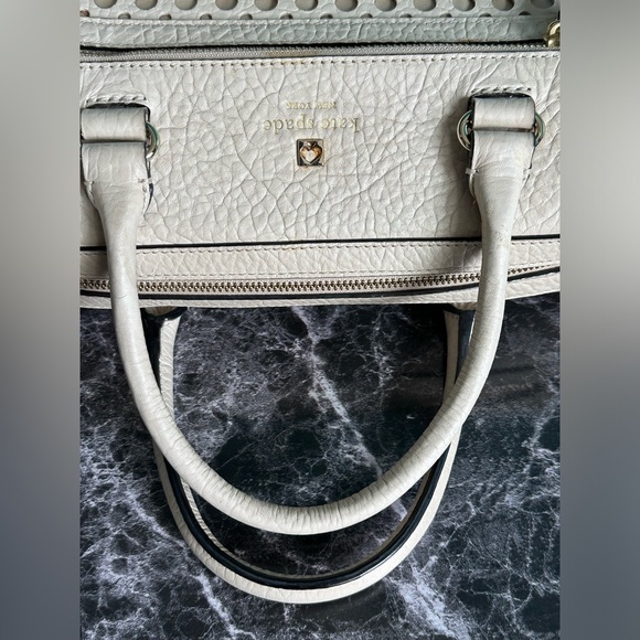 Kate Spade Delaney Perri Lane Bubbles Leather Satchel Shoulder Crossbody - Picture 15 of 16